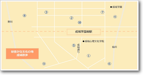 成城散歩マップ